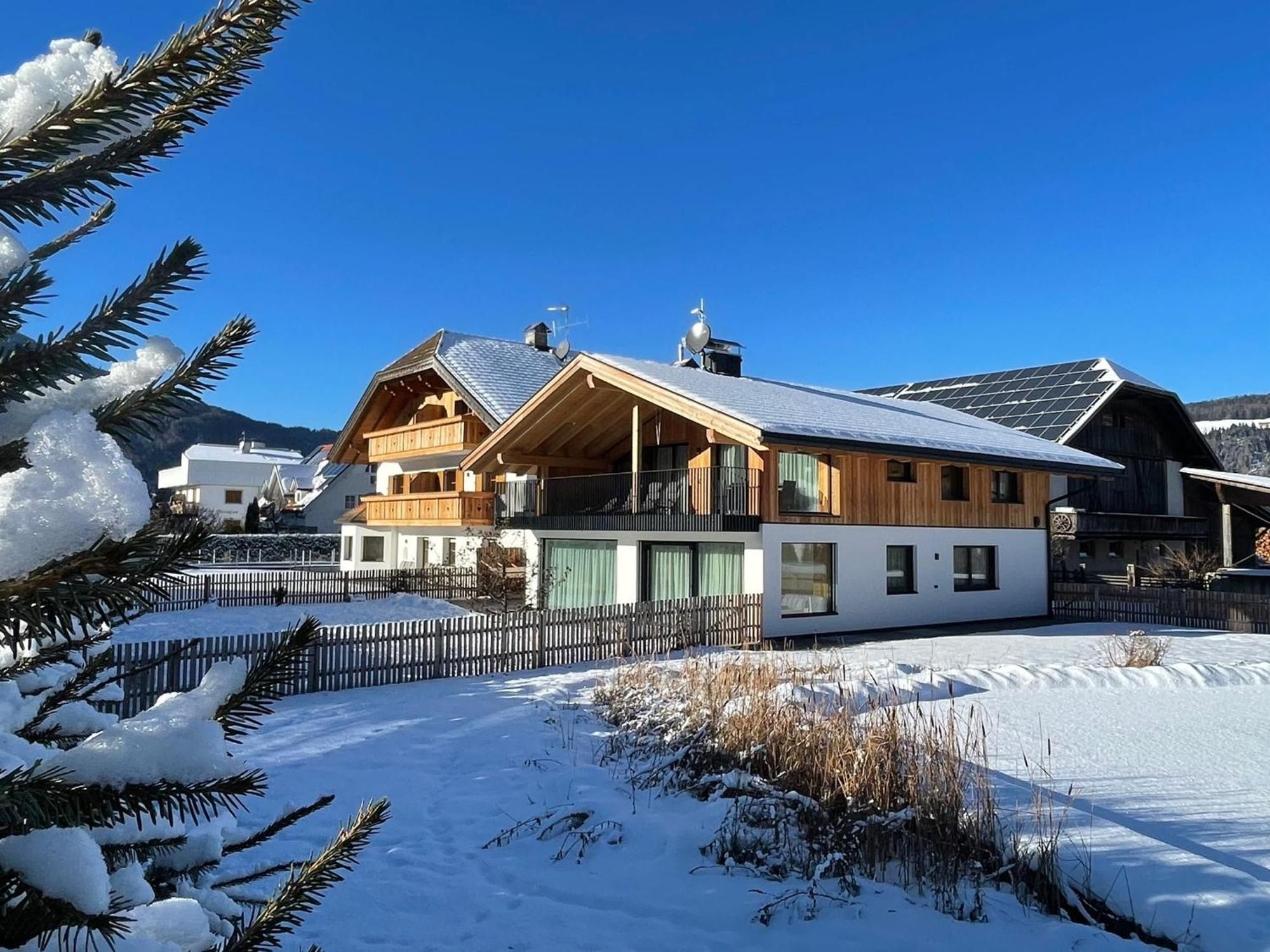 App - Chalet Unterhoelzlhof Olang Buitenkant foto
